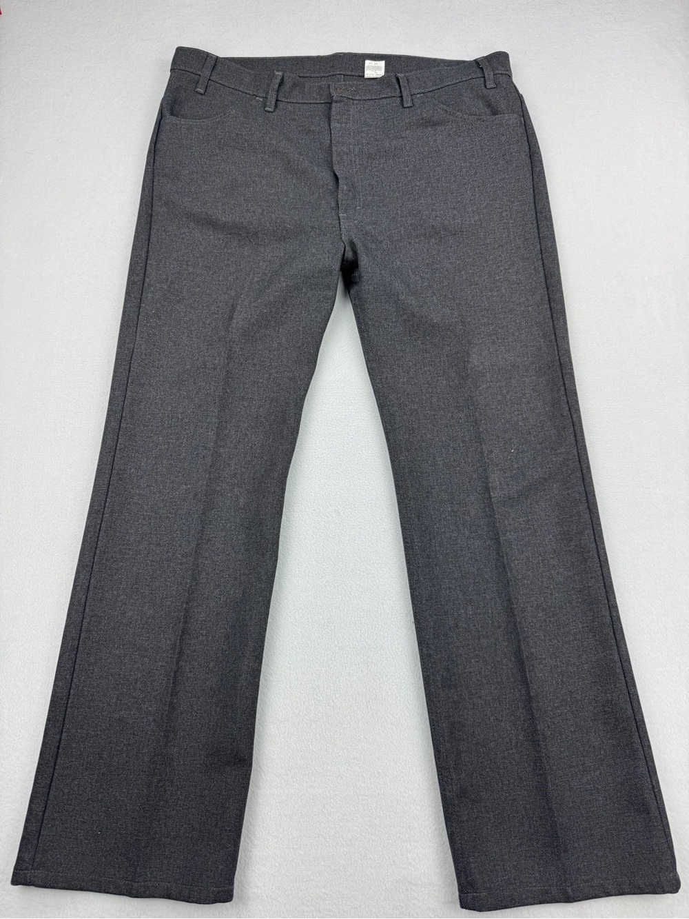 VTG 90s Levis 517 Action Slacks Sta-Prest Trousers Charcoal Gray Men Sz 42x32